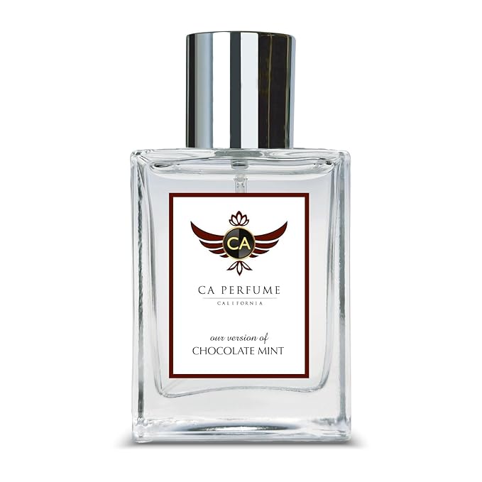 CA Perfume Originals Chocolate Mint for Women and Men Long Lasting Unisex Fragrance Eau De Parfum 1.7 Fl Oz 50ml