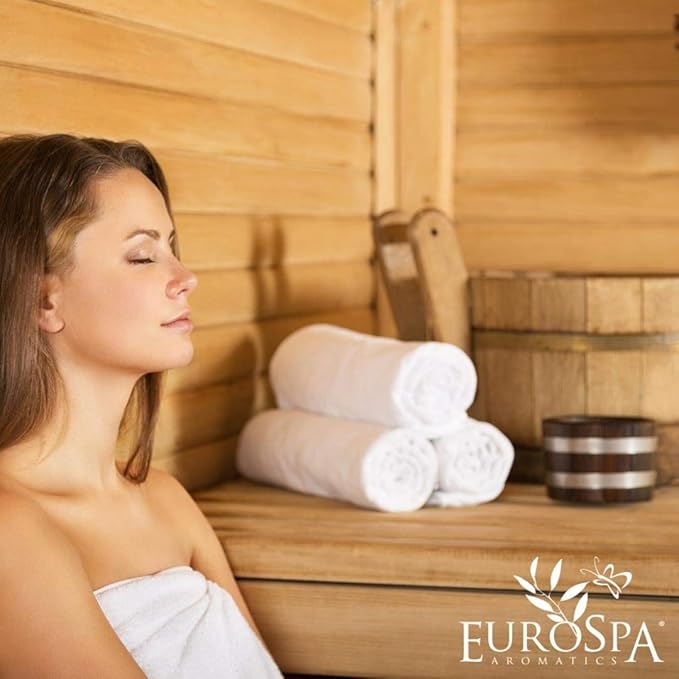 EuroSpa Aromatics Pure Eucalyptus Oil ShowerMist and Steam Room Spray, All-Natural Premium Aromatherapy Essential Oils - Menthol Infused, Duo Pack, 8oz and 2oz