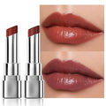 2Pcs Tinted Lip Balm Moisturizing Lipstick – Warm Orange Brown & Deep Rose Color Bean Paste Sheer Hydrating Lip Color for Dry Lips Nourishing Lip Balm for All Women with a Subtle Natural Scent