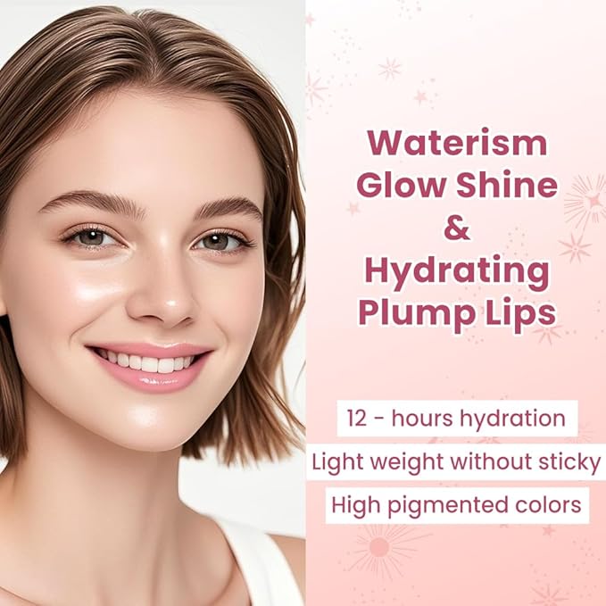 CATKIN Glossy Lip Balm Ultra Hydating Glow Lip Tinted Jelly Plump Melting Balm Shea Butter Repair Soothing For Dry Lips Dewy Finished 0.12 oz C05 SUNFLOWER