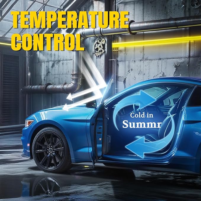 ARANA Car Window Tint Film 80% VLT - 20" in x 10'Ft Ceramic Window Tints for Front Windshield, Heat Control Block 99% UV/IR Rays HD Vision Anti Glare & Scratch