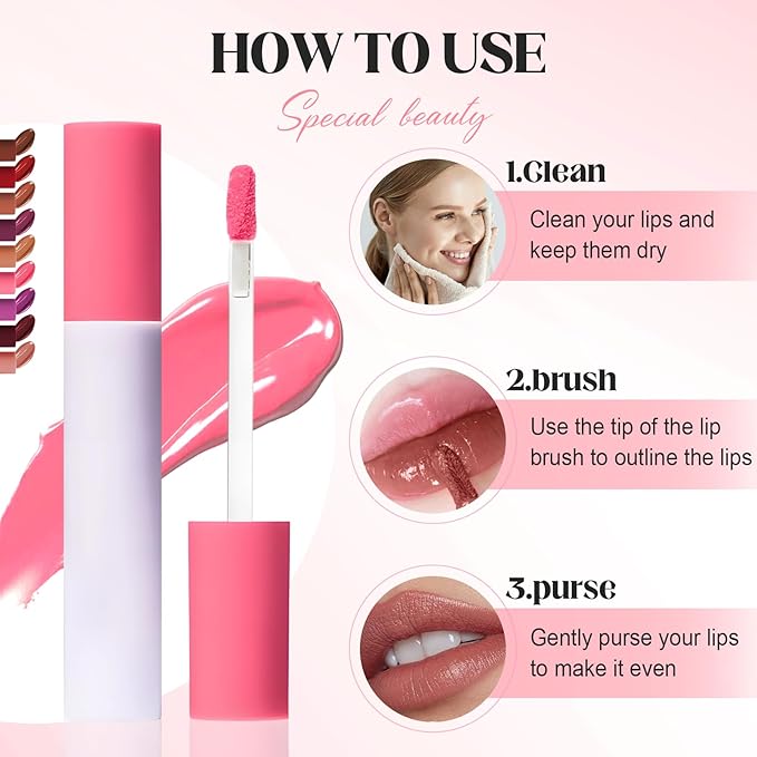 Lips Staining Lip Oil, 2026 New Lip Tint Lips Oil Long-Lasting Moisturizing, Plumping Hydrating Glossy Lip Glosses, Glossy Lip Stain Creamy Texture for Girl and Women (CARAMEL)