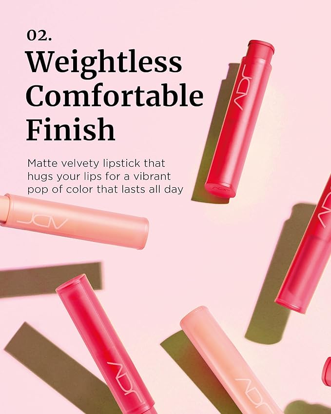VDL Lip Stain Comfort Slip Lipstick 11, Dirty Vienna - Lightweight, Matte, Smooth Lipstick for Effortless Comfort. Vibrant and Long-Lasting Lip Color (0.09 oz) | Korean Makeup