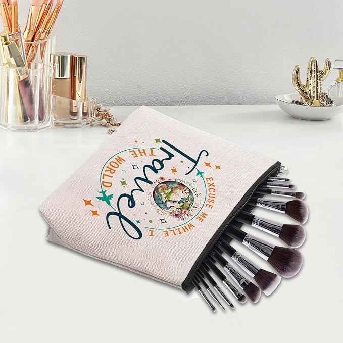 Travel Gifts for Women: Cosmetic Bag - Best for International Travelers & Weekend Trips