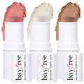 KIMUSE Multi Stick Trio Face Makeup, Cream Blush Stick for Cheeks & Lips, Contour Stick & Highlighter Makeup Sticks for All Skin