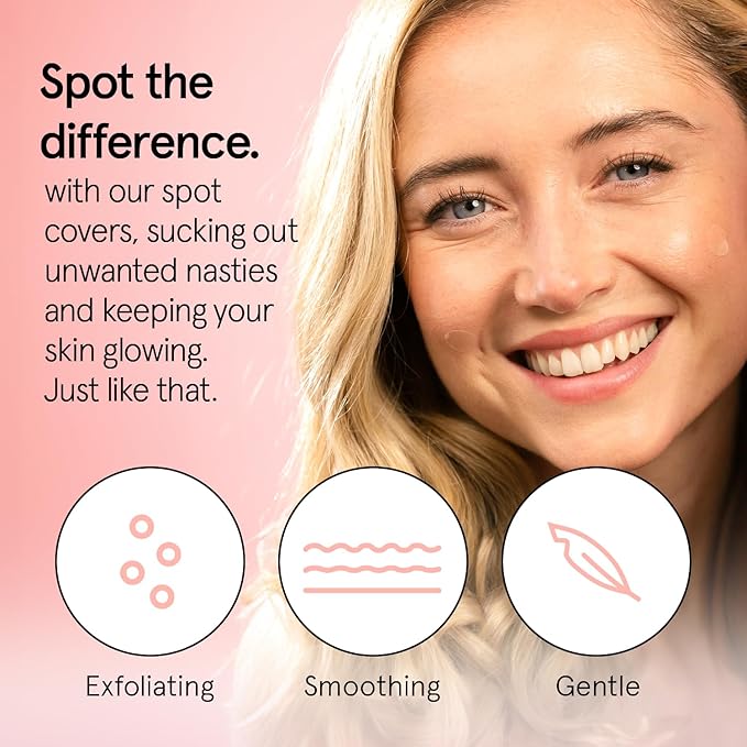 grace & stella Award Winning Multi-Size Pimple Patches for Face - Dermatologist Tested Acne Patches for Face - Hydrocolloid Patch for Breakouts, Whiteheads - Vegan Pimple Patch (Clear, 36 Pack)