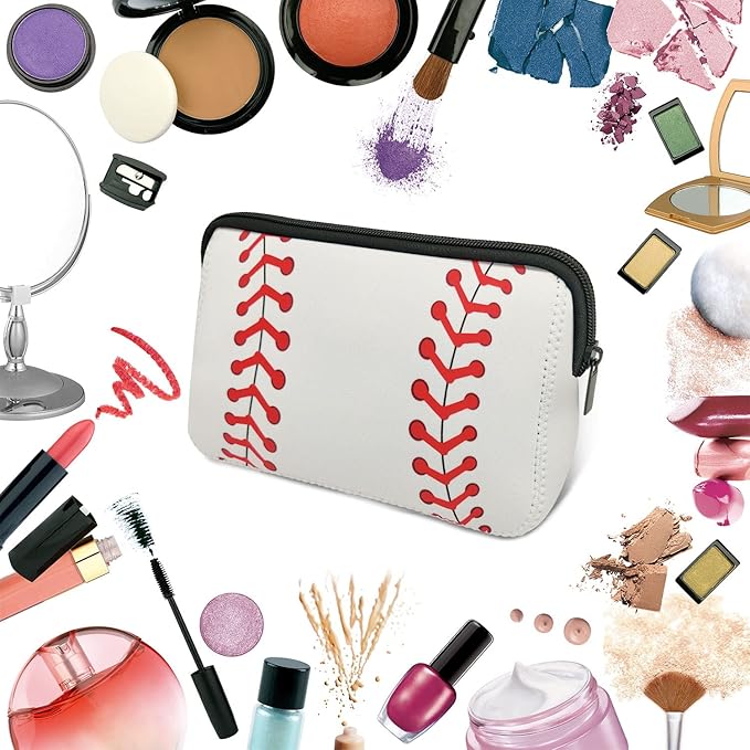Cosmetic Bag Waterproof Neoprene Zipper Pouch Travel Portable Toiletry Makeup Bags Organizer Case for Women and Girls