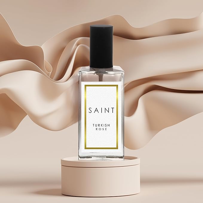 SAINT 100mL Room Spray - Aromatherapy Linen Spray - Relaxing and Calming Mist for Bed, Pillows, and Fabric - Air Fresheners for Home, Bedroom, or Bathroom, Turkish Rose