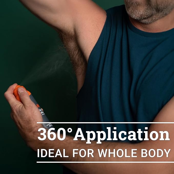 Mando Whole Body Deodorant For Men - Invisible Spray Deodorant - 72 Hour Odor Control - Low Irritation Formula - Aluminum Free, Benzene Free - 3.6 ounce Cans (Pack of 2) - Mt Fuji