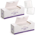 100% Cotton Pads 140PCS, 3x3 Inch Extra Large Triple-Layer Makeup Remover Pads, Soft Lint-Free Cotton Pads for Face Cleansing & Skincare
