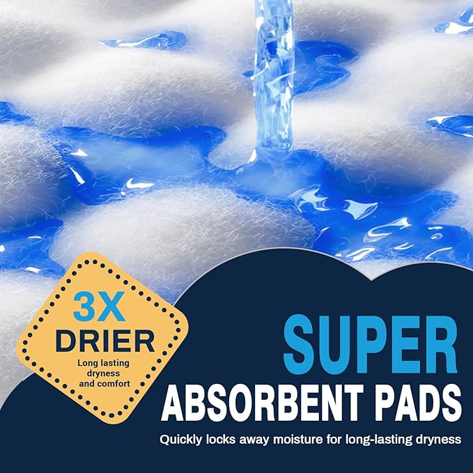 AAY Disposable Bed Pads 30"X36" (100pcs) Tear-Resistant Cloth Backing Underpads Super Absorbent Pee Pads Extra Large Premium Chucks for Adults Incontinence Pads Waterproof for Elderly, Kids or Puppy