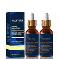 Facial Serum, Liquid Anti-Aging Solution with Vitamin C, E, Retinol & Aloe, Boosts Collagen, Shrinks Pores, Diminishes Wrinkles & Fine Lines (2Pcs)