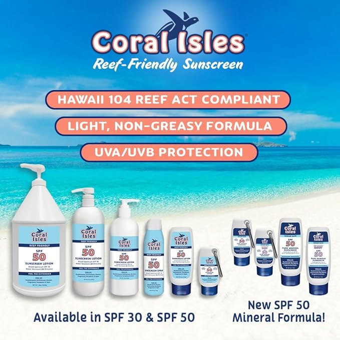 Rocky Mountain Sunscreen | SPF 50 Lotion for Kids Broad Spectrum UVA/UVB Protection | Hawaii 104 Act Compliant (Oxybenzone & Octinoxate Free) | Water Resistant 80 Min. |Quart With Pump (32 Fl Oz)