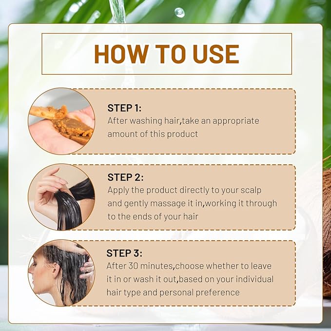 Batana Oil for Hair Growth, Natural Hair Growth Oil, Prevent Hair Loss and Enhances Thickness, Batana for Hair-Thickness, Nourishes and Strengthens