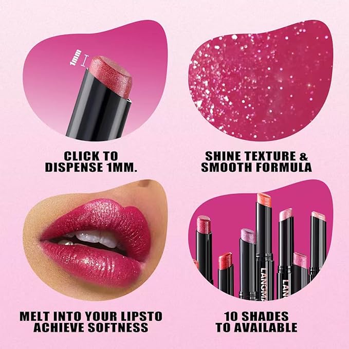Purple Lipstick For Women Matte Nude Glitter Shimmer Metallic Highly Pigmented Moisturizing Lip stick Hypoallergenic Waterproof Long Lasting Lipsticks Quick Makeup Lightweight Portable 03#