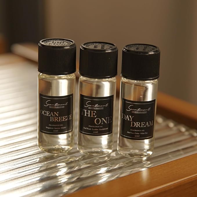 Scentiment - Tabac Designer Collection Diffuser Oils | Aromatherapy Home Fragrance | Luxurious Scent with Notes of Tobacco, Cacao, Wood, 120ml