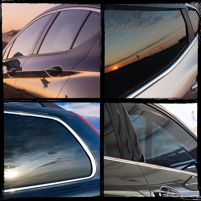 35% VLT Ceramic Car Window Tint - (20in * 20ft) Window Privacy Film, 99% Blocks UV & 95% IR Ray, Glare Reduction Blackout Windows Film Auto Car Windshield Sun Shade Roll