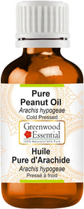 Greenwood Essential Pure Peanut Oil (Arachis hypogeae) 100% Natural Therapeutic Grade Cold Pressed 5ml (0.16 oz)