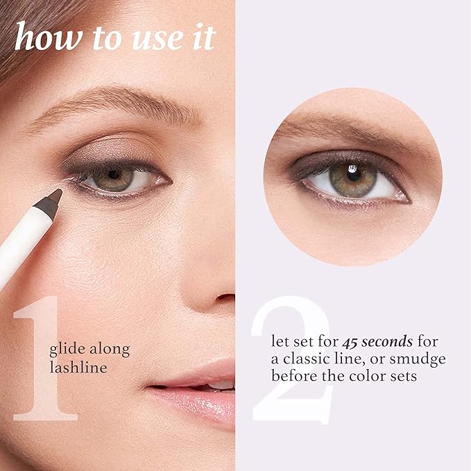 Julep When Pencil Met Gel Sharpenable Multi-Use Longwear Eyeliner Pencil - Rose Gold Shimmer - Transfer-Proof - High Performance Liner