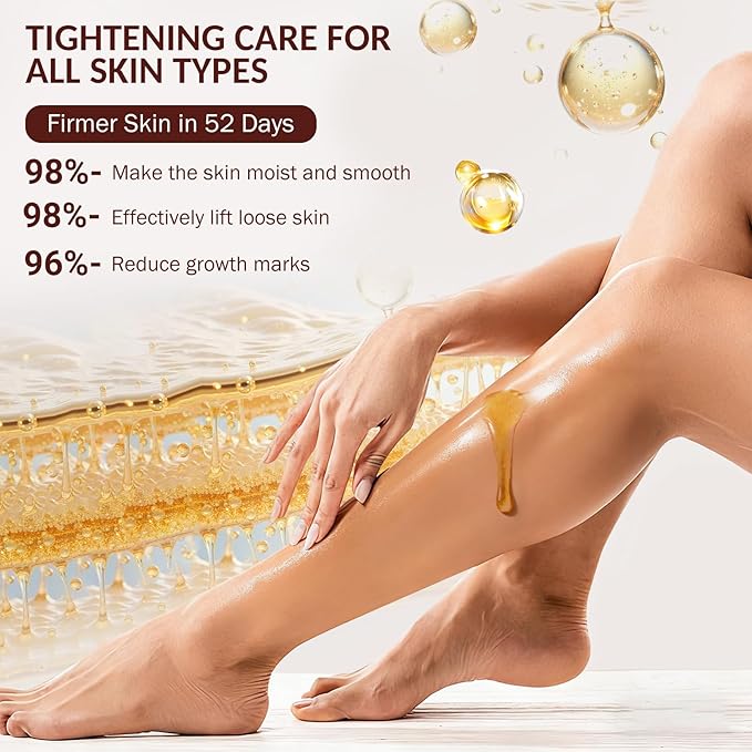Body Firming Oil,Glow body oil for women,Body Oil After Shower Tightening&Hydrating Treatment for Arms,Legs,Stomach&Body,Natural Firming Oil for Dry Skin,Non-Greasy Body Serum-2pk (4.06 FL OZ)