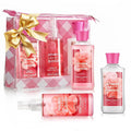 Japanese Cherry Blossom Spa Gift Set for Women and Girls, Bath and Body Care Kit with Gel, Lotion, Mist, Travel Size, with Natural Extracts - Body Care Kit for Birthday, Mother's Day, Christmas Gifts