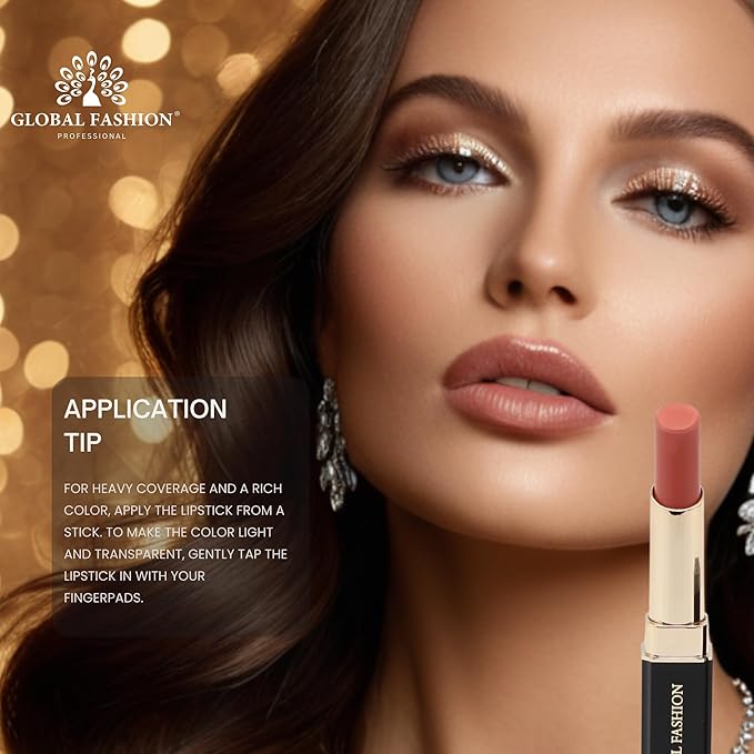 Global Fashion Silk Smooth Matte Lipstick – Long-Lasting, Luxurious Color, Rich Hydration, Lightweight Formula, Lightweight Matte Lip Color for Women, Available in Multiple Shades (112, 0.12 oz)