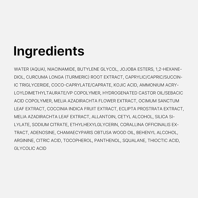 medicube Kojic Acid Turmeric Clarifying & Balancing Capsule Serum for Troubled Skin | Soothing & Brightening Facial Serum | Niacinamide & Glow Capsules for Hydration and Barrier Support | 1.01 fl.oz
