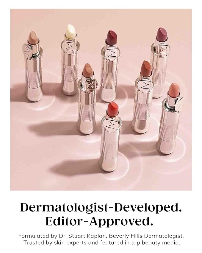 KAPLAN MD Perfect Pout SPF Lipstick – Anti-Aging Lipstick with SPF 30, Hyaluronic Acid & Maxi-Lip Peptide – Moisturizing Color for Dry Lips – Non-Sticky Cruelty-Free Formula – SANTA MONICA