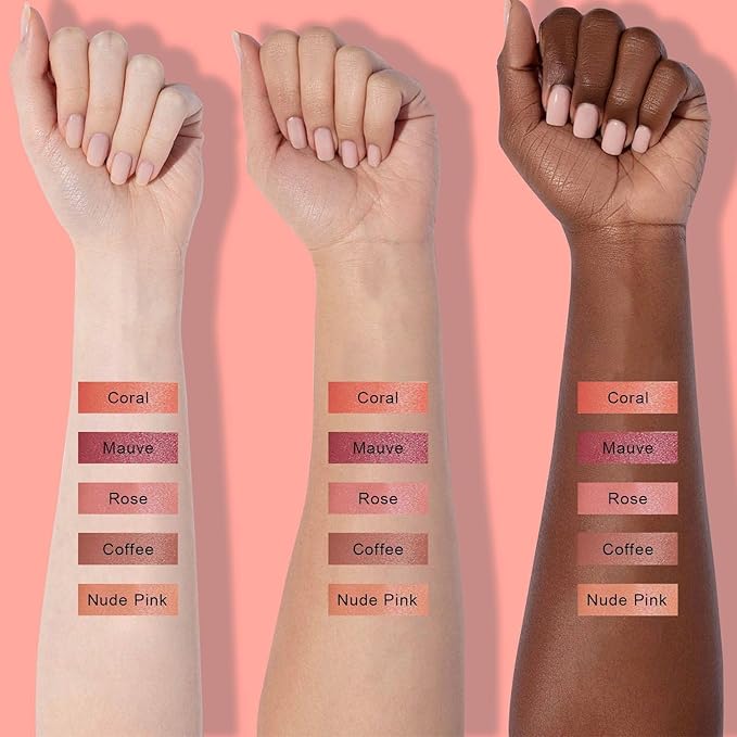 Lip Stain - Peel Off Lip Liner, Long Lasting Lip Liner with Matte Finish, Waterproof & Transfer Proof Lip Gloss, Non-Stick Cup & Highly Pigmented Color, Easy to Use for All Skin Types (Nude Pink)