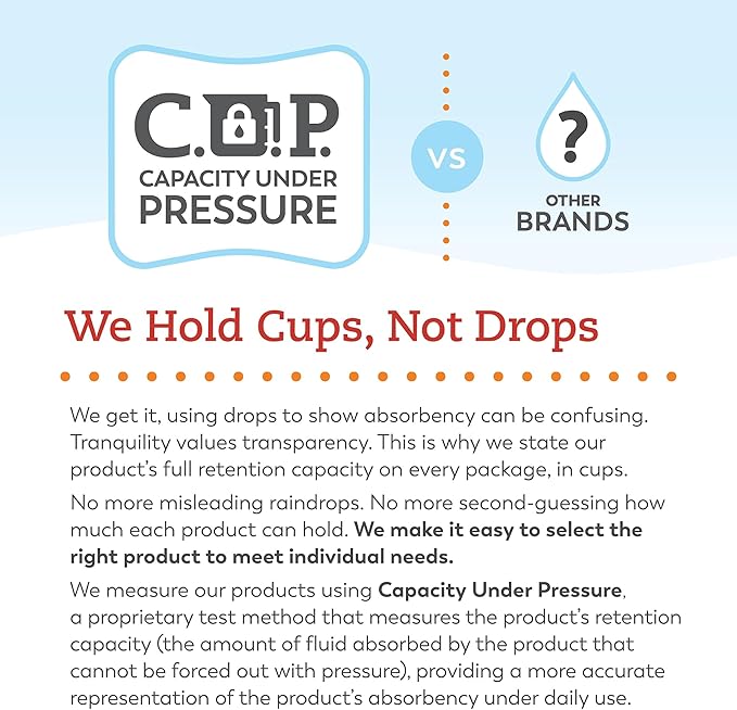 Tranquility Premium OverNight Disposable Absorbent Underwear (56 Count) - XL, 48-66 in. Waist - Maximum Absorbency, All-Night Sleep, Breathable Comfort, 56 Adult Diapers