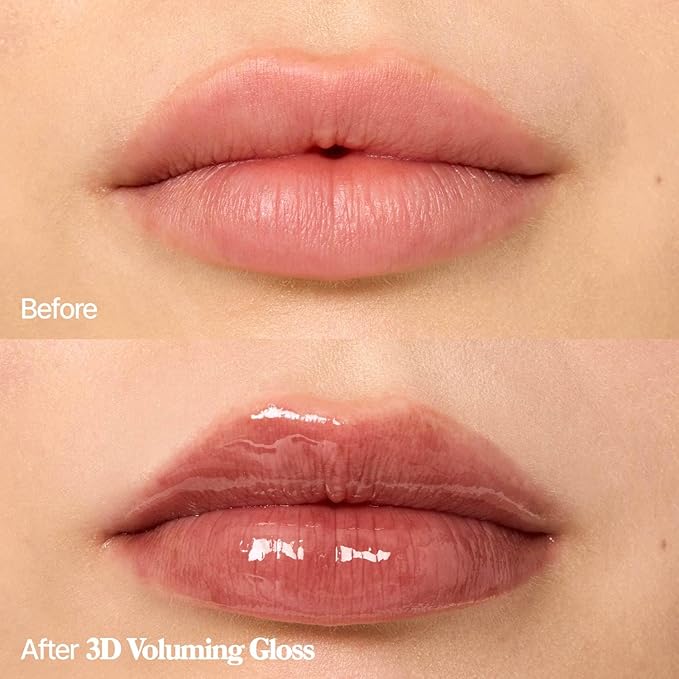 fwee 3D Voluming Gloss 30% (Sheer) | Vanilla 30% l High Shine, Non-Sticky Lip Gloss for Makeup | Long-Lasting, Moisturizing Gel Formula | 30%, 70% Pigment Options | 5.3g