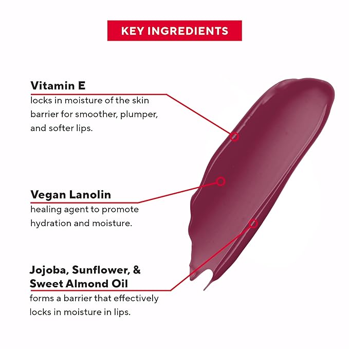 Mirabella - Luxe Advanced Formula Lip Gloss, Non-Sticky Hydrating Lip Glosses with Vegan Lanolin, Jojoba Oil & Vitamin E, Long-Lasting & Cruelty-Free Makeup, Vintage (Caramel)