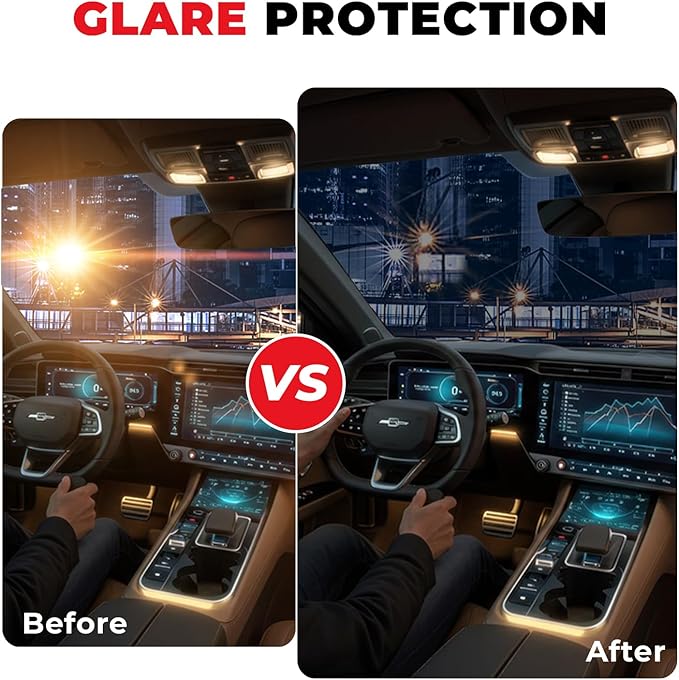 20% VLT Ceramic Car Window Tint Film (24In x100Ft), 99% UV & 96% IRR Blocks, 5-Layer Automotive Tints for Privacy Sun & Glare Protection Heat Blocking Scratch Resistant