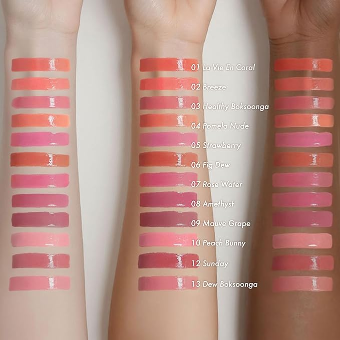 Amuse SEOUL Daisy Flower Dew Tint 04 POMELO NUDE | 35% High-moisture Water Tint, Long-lasting, Vitamin E Acetate, Moisturizing, No Peel Off, Lip Treatment, Non Sticky, Korean Lip Tint for Dry Lips