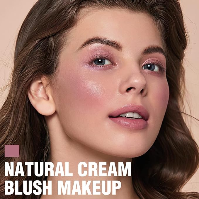 FOCALLURE Cream Blush Makeup,Buildable Blush Stick for Cheeks,Matte and Dewy Finish,Long Wearing,Easy Application,Lightweight Multi Stick,DUSTY ORCHID