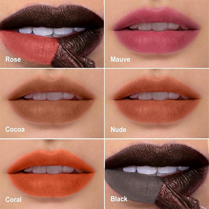 OETUIOW Lip Liner Stain, Lip Stain Moisturizing & Enhancing Complexion for All Skin Types Women, Lip Lint Waterproof & Long-Lasting (Nude)