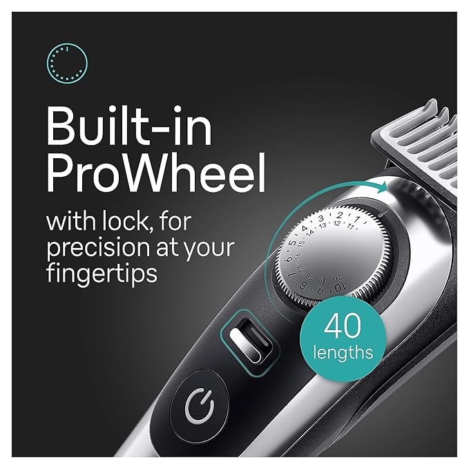 Braun All-in-One Men's Shaving Kit Series 9 9440, 13-in-1 Beard, Face, Nose, Ear Trimmer, Hair Clippers, Body Groomer and Manscaping, Holiday Gifts for Men