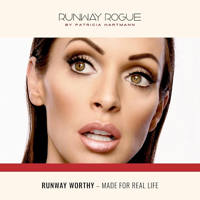 Runway Rogue Pearl Glam Long Wear Shimmer Liquid Lipstick, Metallic Light-Pink Lipstick with Gold and Rose Shimmer, ‘Go See’