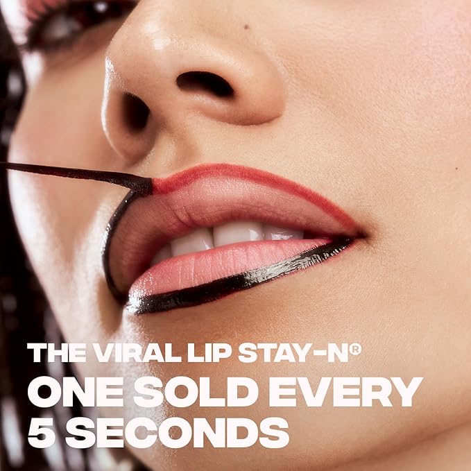 Sacheu Lip Liner STAY-N Peel Off Lip Stain — Long Lasting Matte Lip Tattoo Transfer Proof Lipstain Infused with Hyaluronic Acid & Vitamin E for All Skin Types — Vegan & Cruelty-Free, Core Bundle