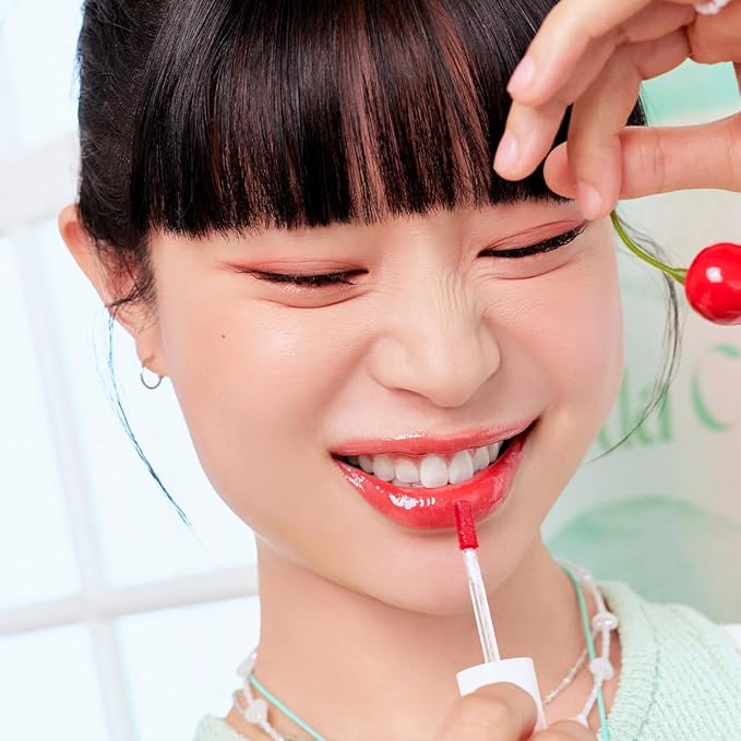 Peripera Ink Mood Glowy Tint, Korean Lip Tint, Naturally Moisturizing, Lightweight, Glow-Boosting, Long-Lasting, Comfortable, Non-Sticky, Mask Friendly, No White Film, K Beauty (024 CORAL PRIDE)