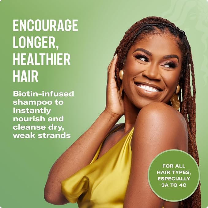 Mielle Organics Rosemary Mint Strengthening Shampoo and Leave-In Conditioner Infused with Biotin, Cleanses and Helps Strengthen Weak and Brittle Hair, 12 Ounces