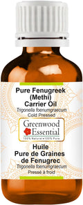 Greenwood Essential Pure Fenugreek (Methi) Carrier Oil (Trigonella foenumgraecum) 50ml (1.69 oz)