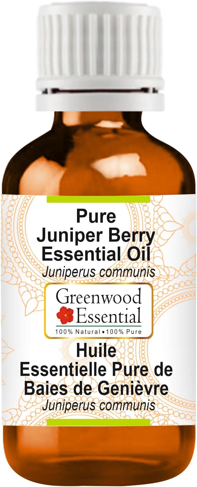 Greenwood Essential Pure Juniper Berry Essential Oil (Juniperus communis) Steam Distilled 5ml (0.16 oz)