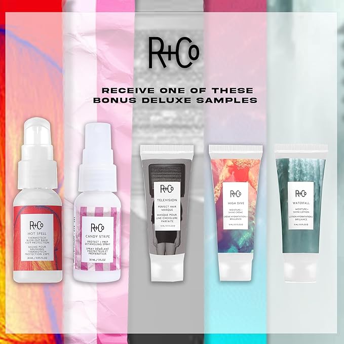 R+Co Dallas Biotin Thickening Shampoo & Conditioner Set + Deluxe Sample (0.5oz) | Adds Volume, Strength & Fullness | Sulfate-Free, Vegan + Cruelty-Free | 33.8oz (Pack of 2)