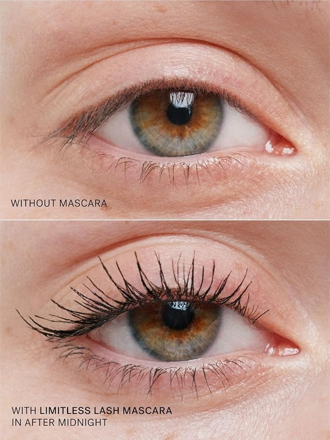 ILIA - Limitless Lash Mascara | Lightweight, Nourishing, Lengthening, Lifting | Flake + Smudge-Resistant | Non-Toxic, Cruelty-Free, Ophthalmologist-Tested, Safe For Sensitive Eyes (Soft Black)