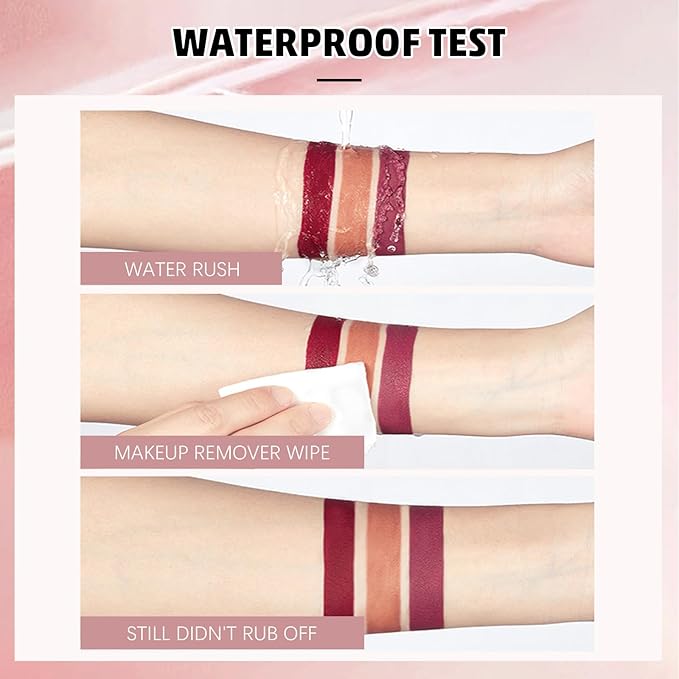 Matte Lip Gloss, Lip Gloss Silky Smooth Finish, Lipgloss Makeup Colorful and Creamy Texture, Lipstick for Every Occasion, Lip Oil Moisturizing and Hydrated #10