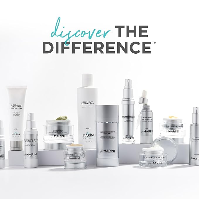 Jan Marini Skin Research Skin Care Management System - Face Care Products with Tinted Daily SPF 45 Sunscreen - Skin Care Kit with Bioglycolic Face Cleanser - Normal/Combo