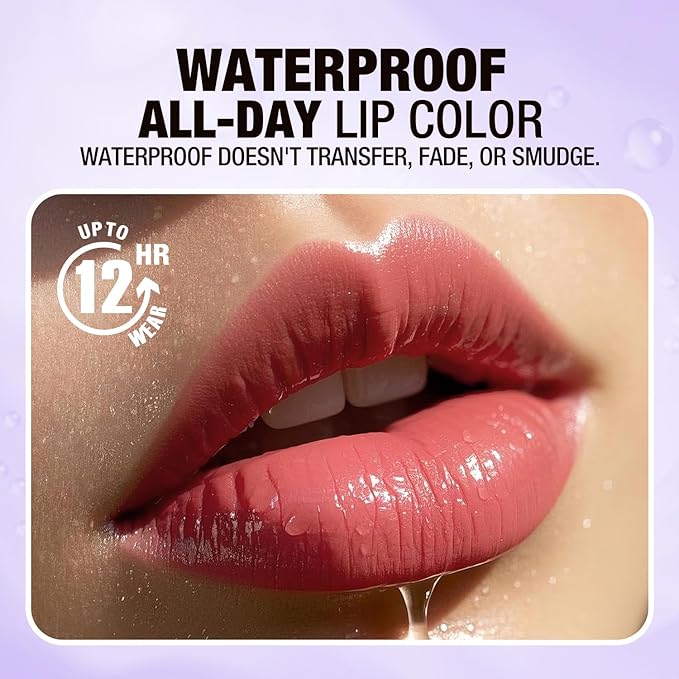 Jolilab Lip Stain Masque,Wipe Off Lip Tint,Waterproof,Transfer proof,Highly Pigmented,Ultra Long Lasting Lip Stain Peel off Makeup With Matte finish for All-day Wear.(#06 MUTED BRICK)