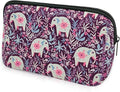 Cosmetic Bag Waterproof Neoprene Zipper Pouch Travel Portable Toiletry Makeup Bags Organizer Case for Women and Girls