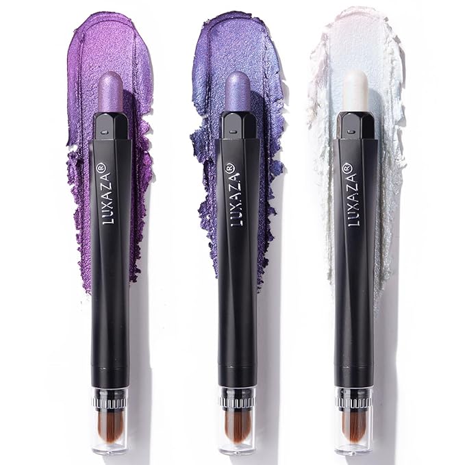3PCS Eyeshadow Stick,Pro Longwear Cream Eye Shadow Sticks Pencils Set-Gradient Set